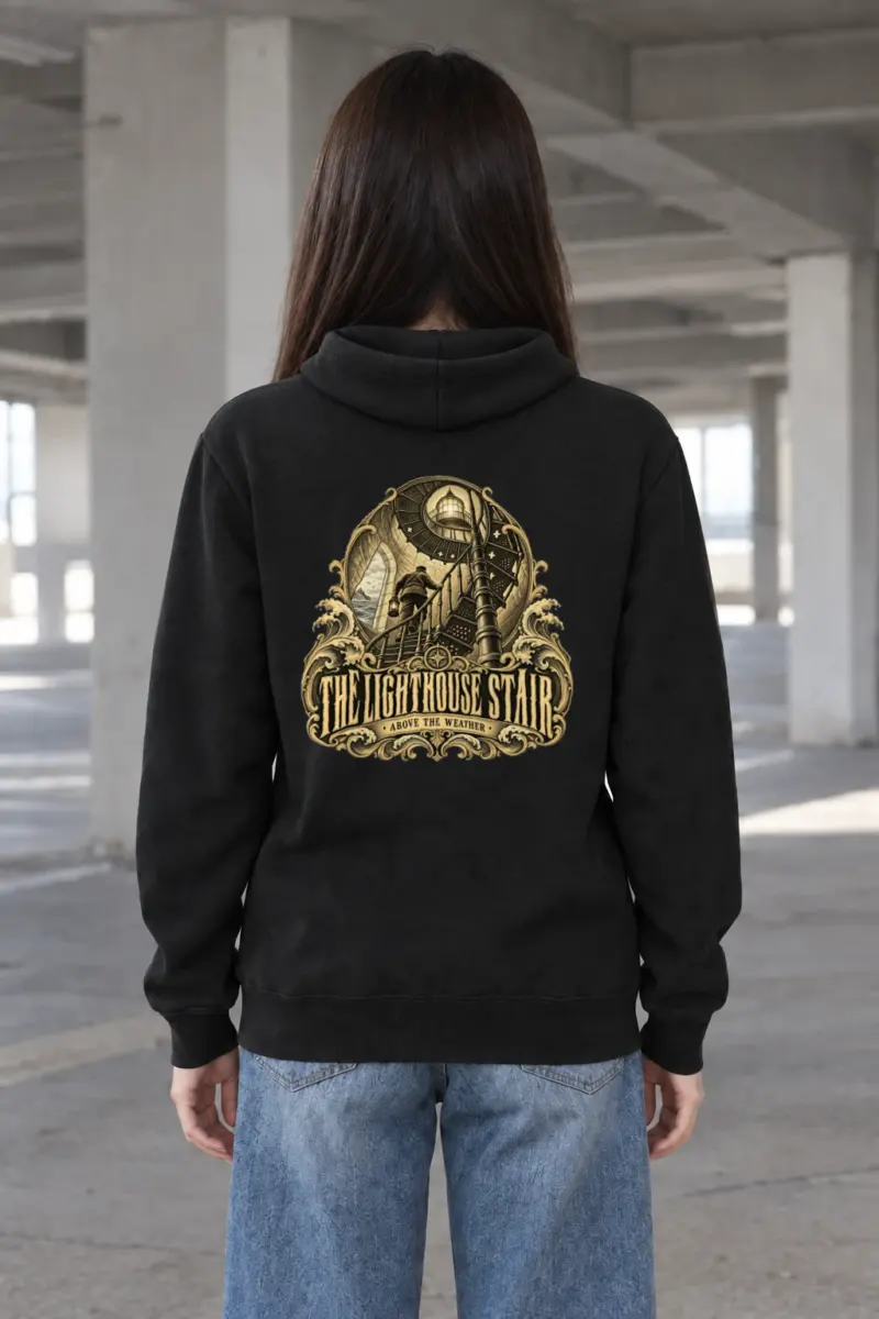 "THE LIGHTHOUSE STAIR" Heavy Blend Unisex Pullover Hoodie
