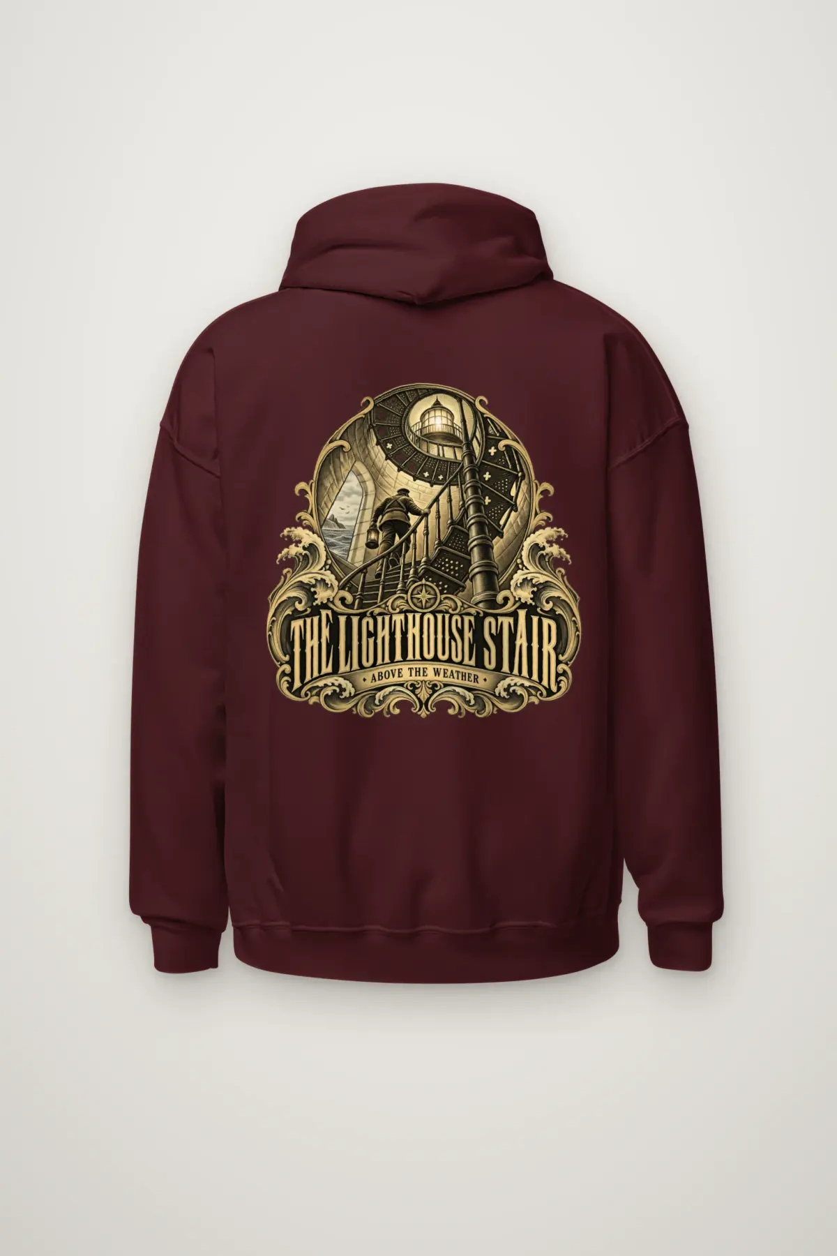 "THE LIGHTHOUSE STAIR" Heavy Blend Unisex Pullover Hoodie