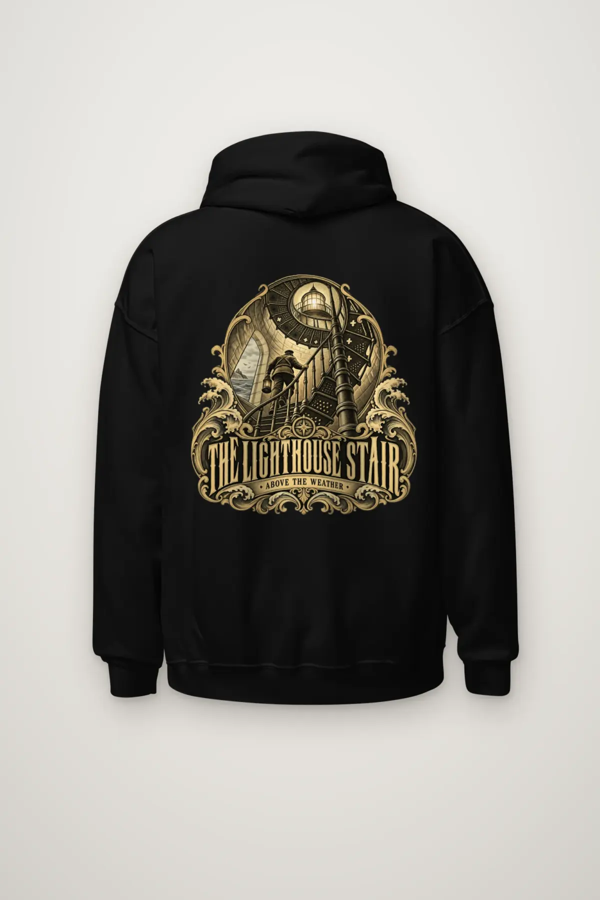 "THE LIGHTHOUSE STAIR" Heavy Blend Unisex Pullover Hoodie