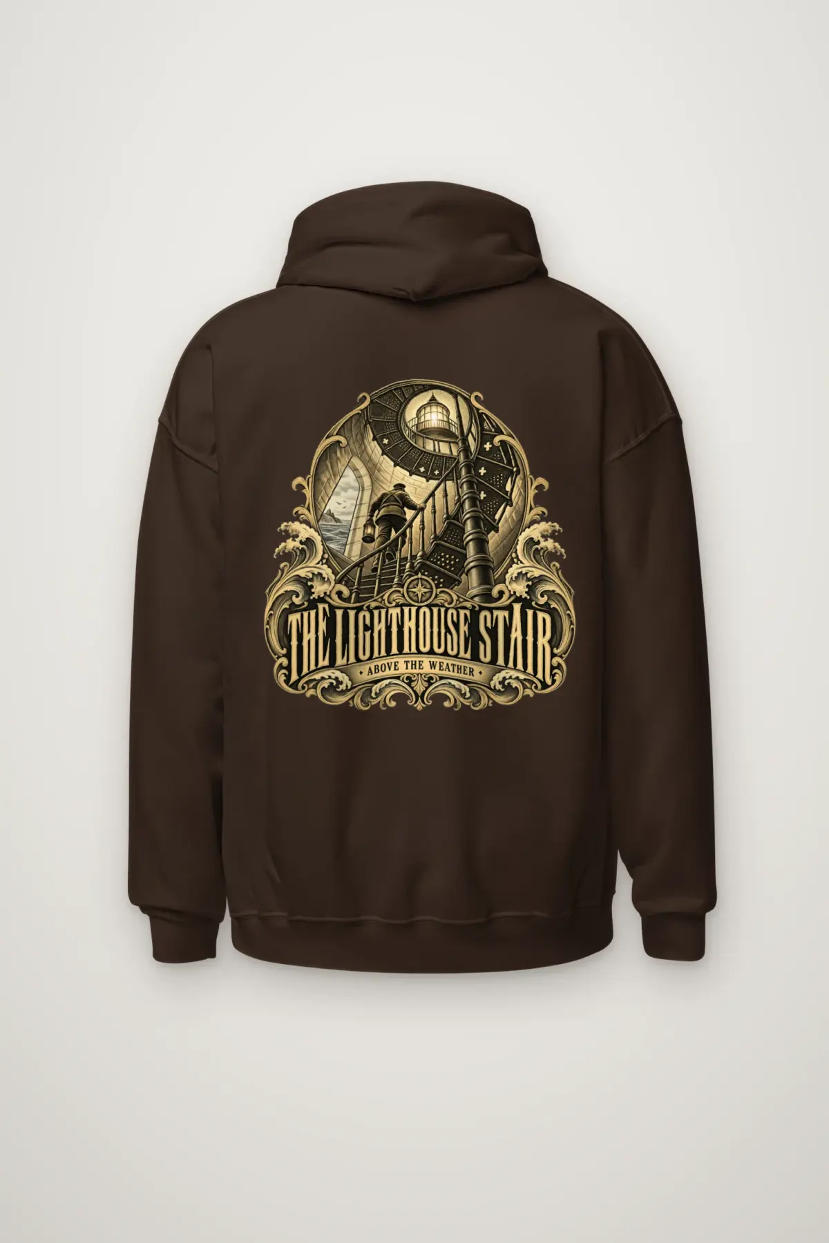 "THE LIGHTHOUSE STAIR" Heavy Blend Unisex Pullover Hoodie