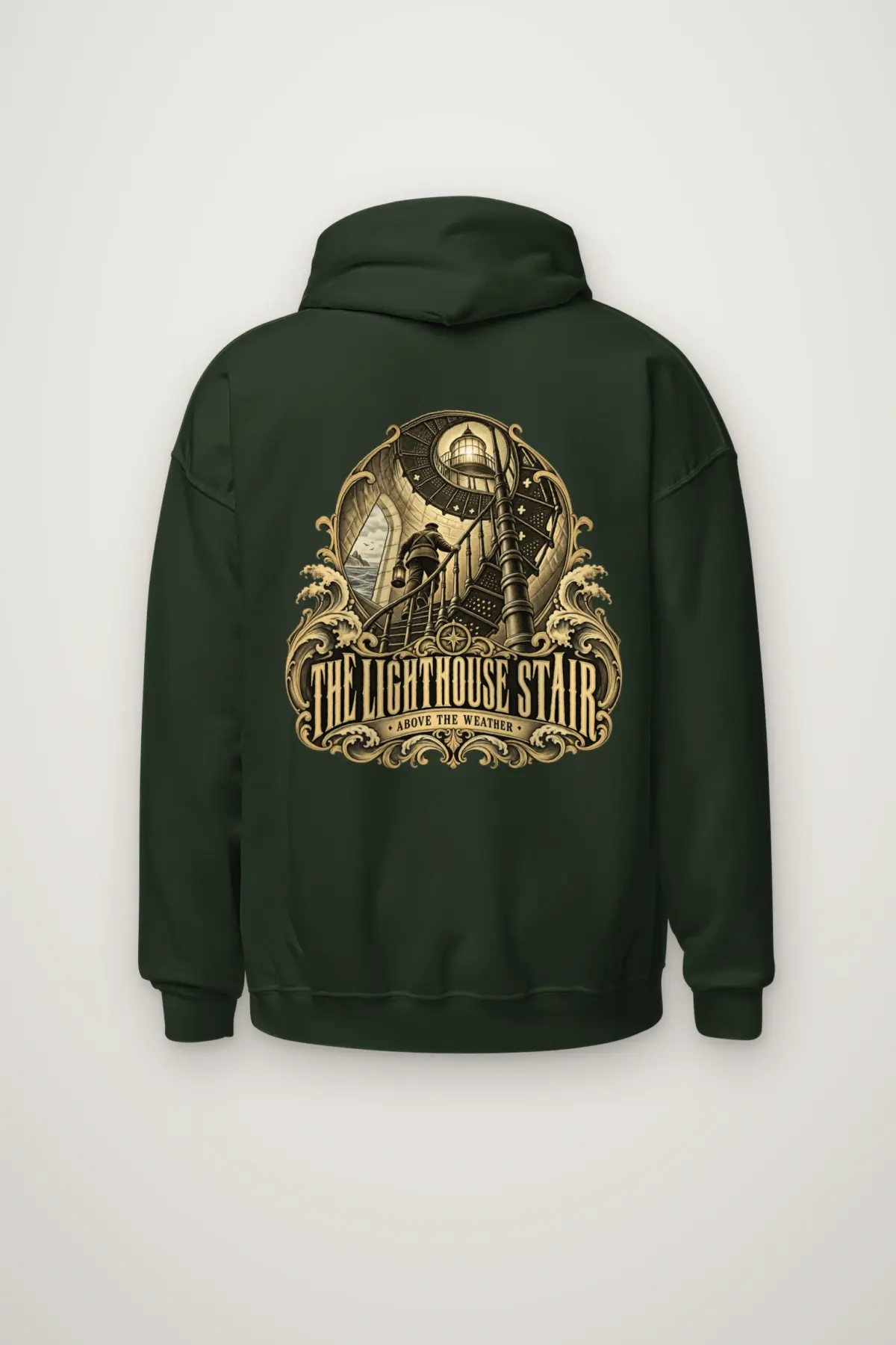 "THE LIGHTHOUSE STAIR" Heavy Blend Unisex Pullover Hoodie