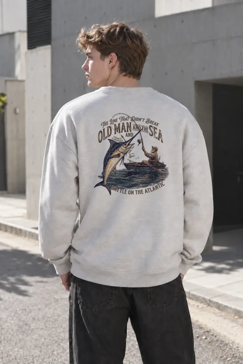 "The Line That Didn’t Break" Heavy Blend Unisex Crewneck Sweatshirt | Gildan 18000