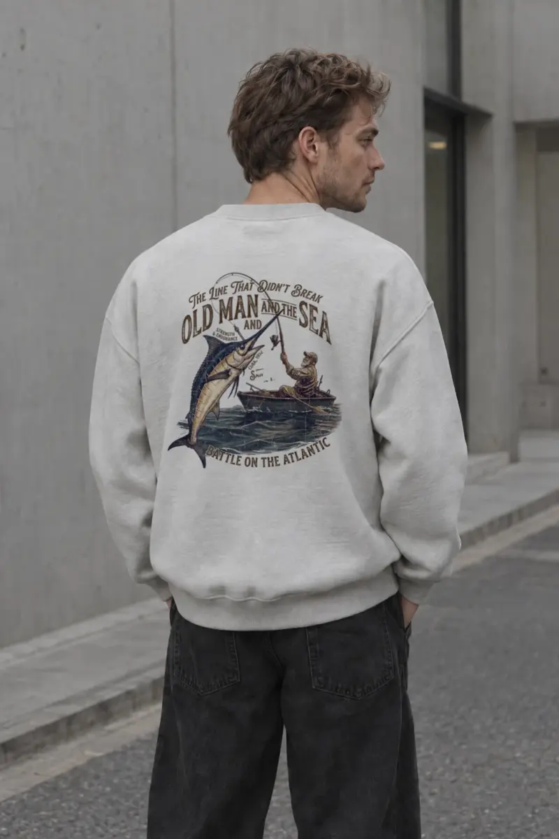 "The Line That Didn’t Break" Heavy Blend Unisex Crewneck Sweatshirt | Gildan 18000