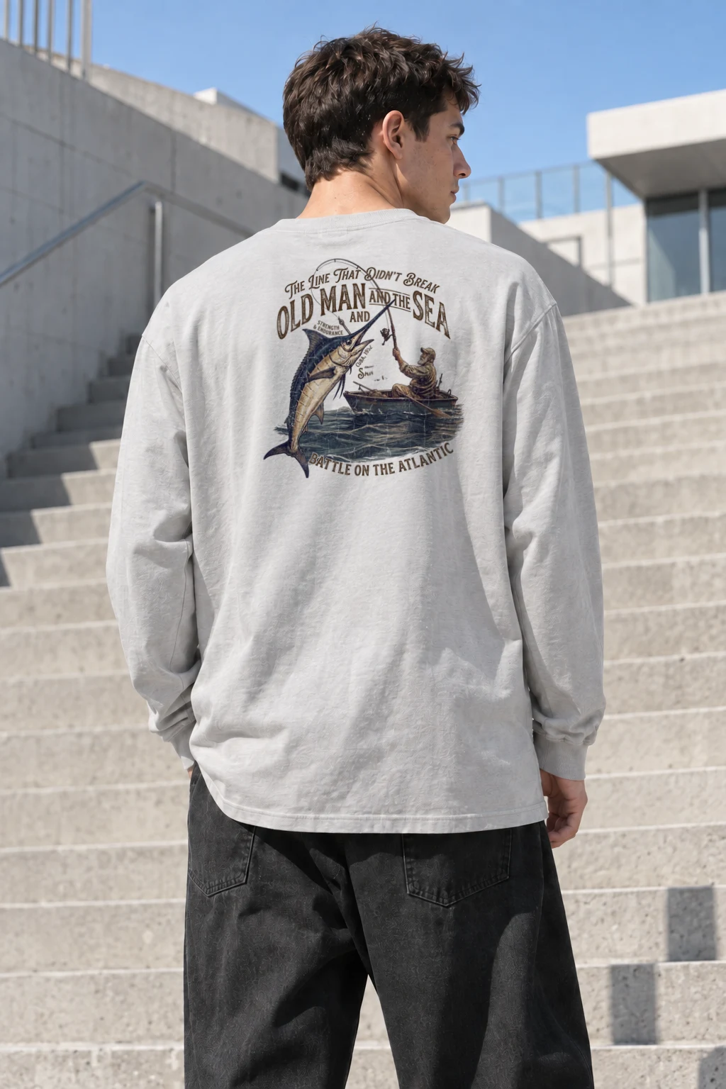 "The Line That Didn't Break" Unisex Longsleeve T-shirt | Gildan 2400