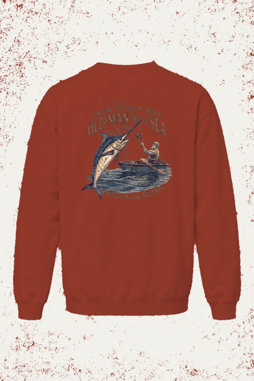 "The Line That Didn’t Break" Unisex Sponge Fleece Crewneck Sweatshirt | Bella + Canvas 3901