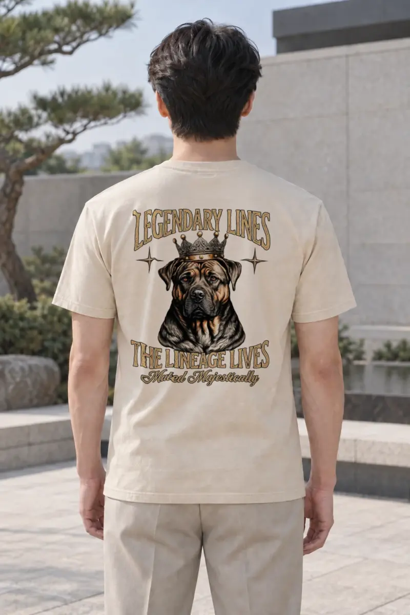 "The Lineage Lives" Heavyweight Unisex Crewneck T-shirt | Gildan 5000