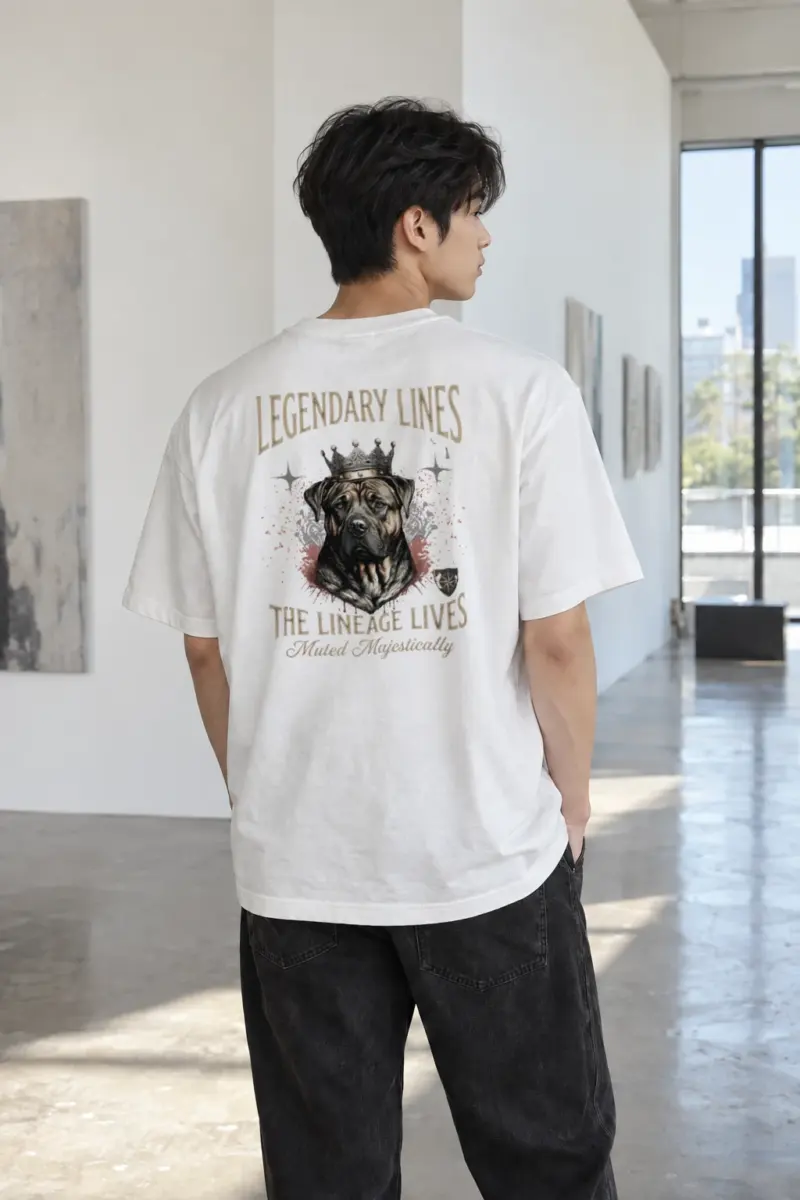 “The Lineage Lives” Heavyweight Unisex Crewneck T-shirt | Gildan 5000