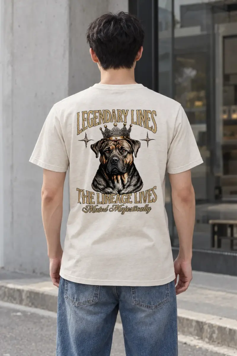 "The Lineage Lives" Heavyweight Unisex Crewneck T-shirt