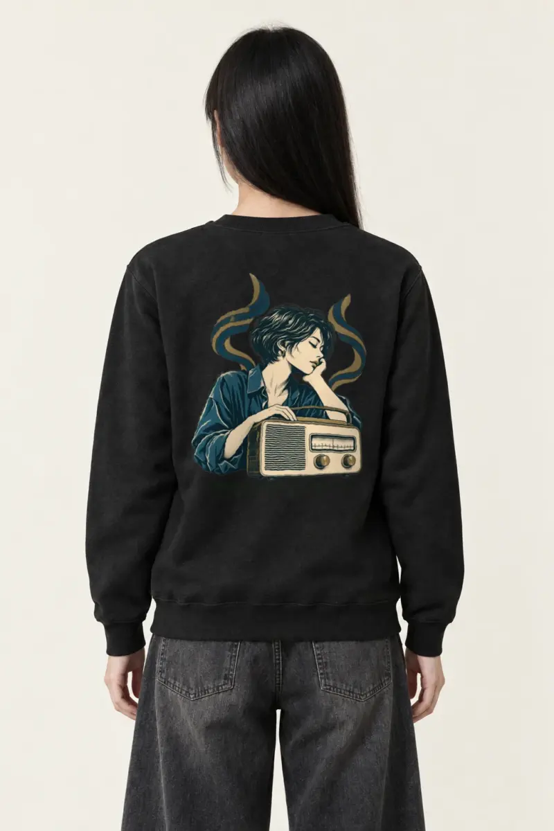 "The Listening Hour" Heavy Blend Unisex Crewneck Sweatshirt | Gildan 18000