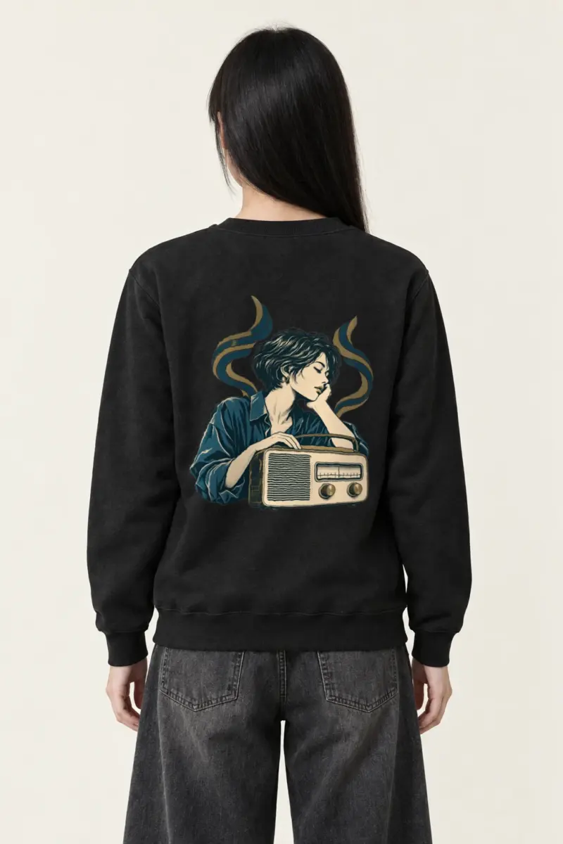"The Listening Hour" Heavy Blend Unisex Crewneck Sweatshirt