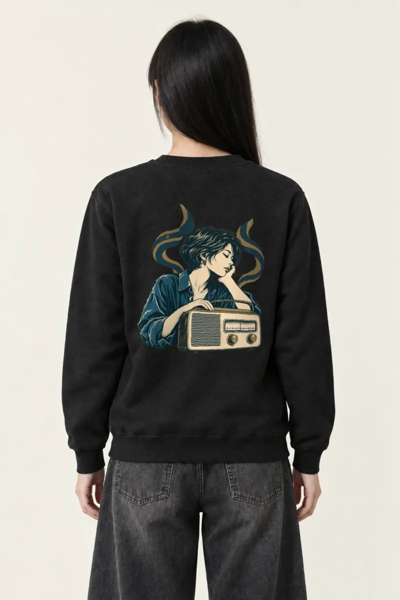 "The Listening Hour" Heavy Blend Unisex Crewneck Sweatshirt