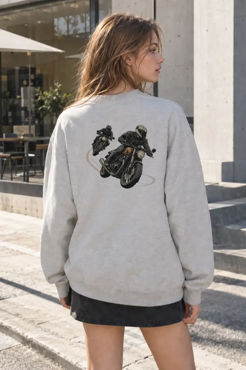 "The Long Curve" Heavy Blend Unisex Crewneck Sweatshirt | Gildan 18000