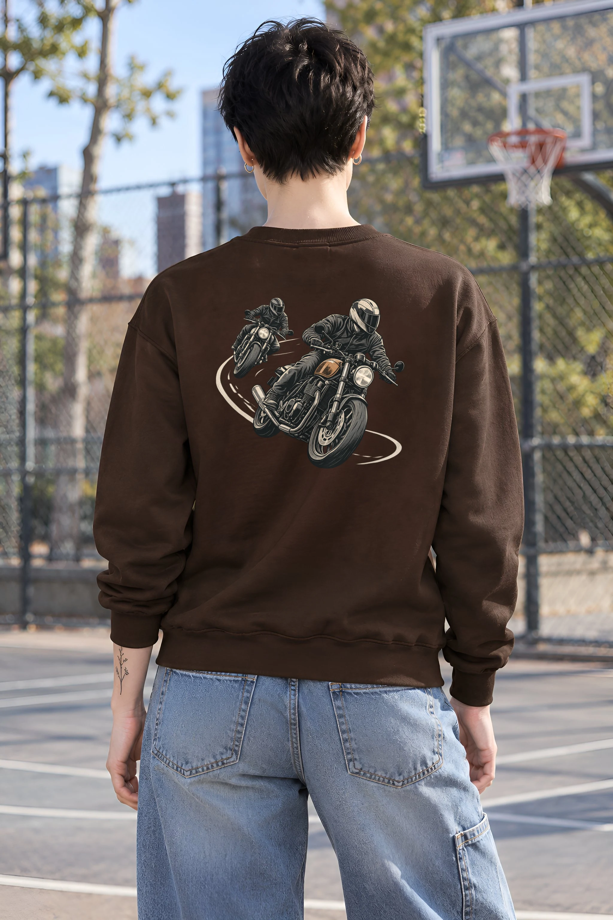 "The Long Curve" 1 Crewneck Sweatshirt