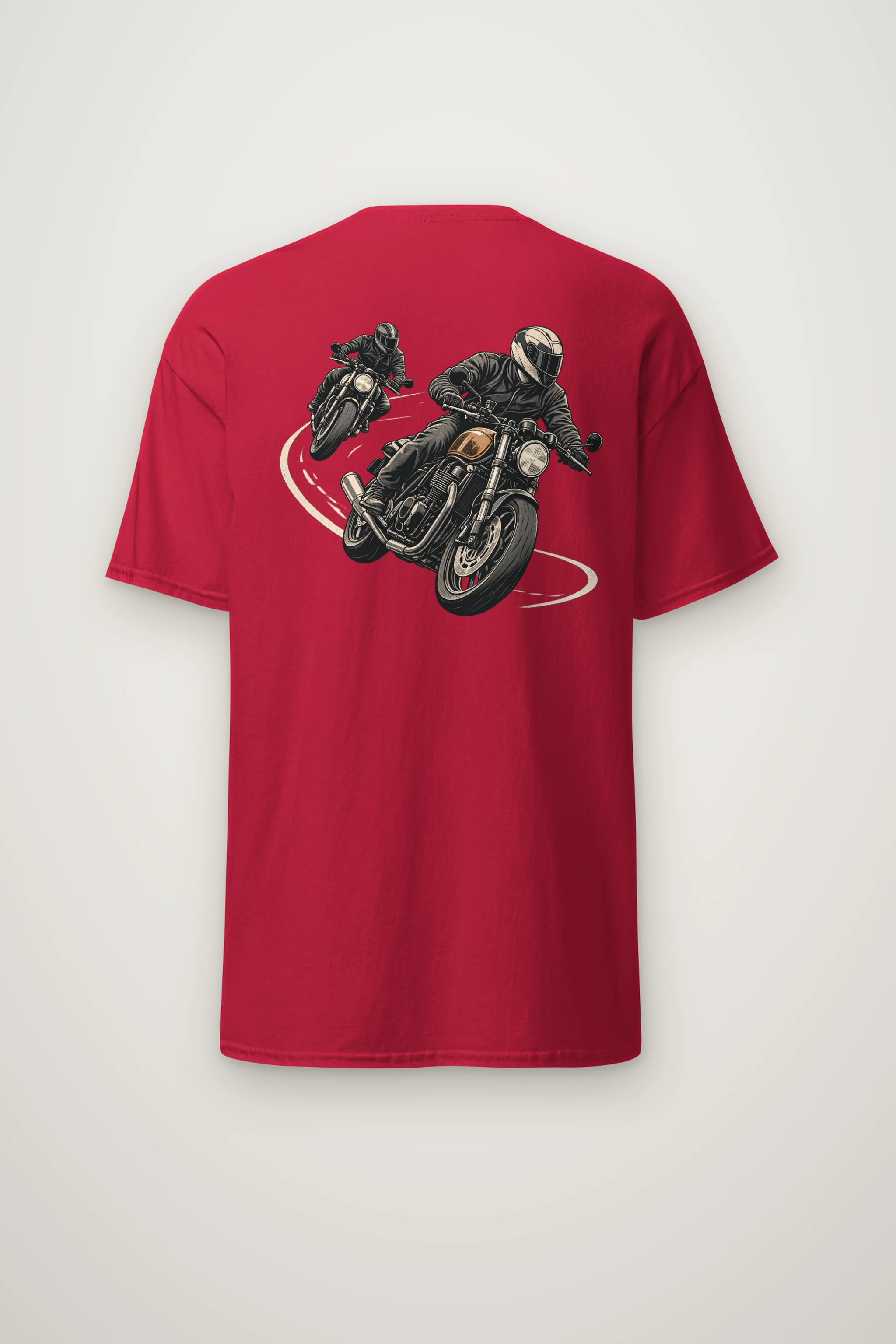 "The Long Curve" Heavyweight Unisex Crewneck T-shirt