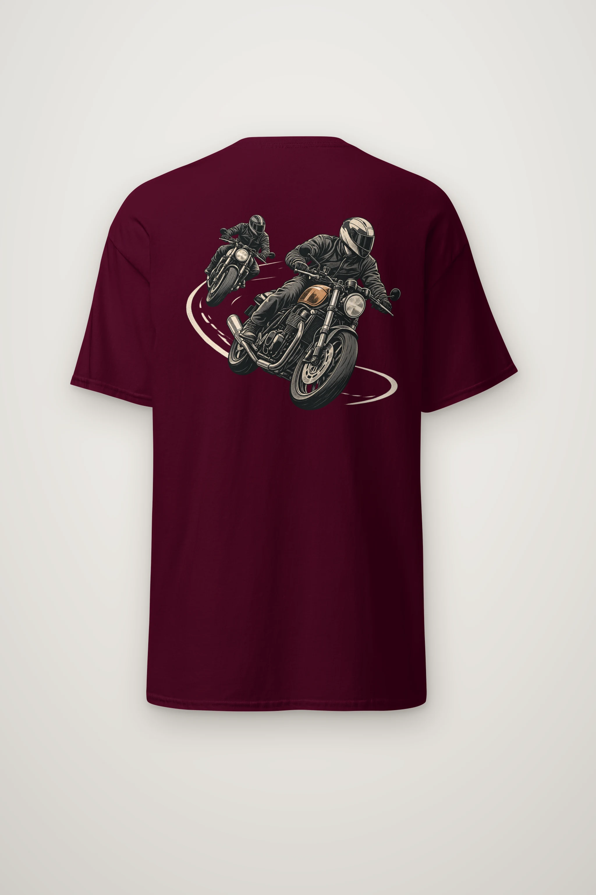 "The Long Curve" Heavyweight Unisex Crewneck T-shirt