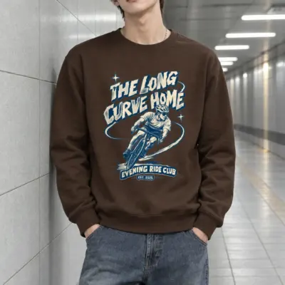 "The Long Curve Home" Heavy Blend Unisex Crewneck Sweatshirt