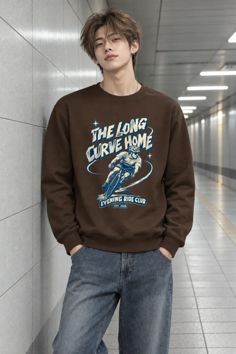 "The Long Curve Home" Heavy Blend Unisex Crewneck Sweatshirt