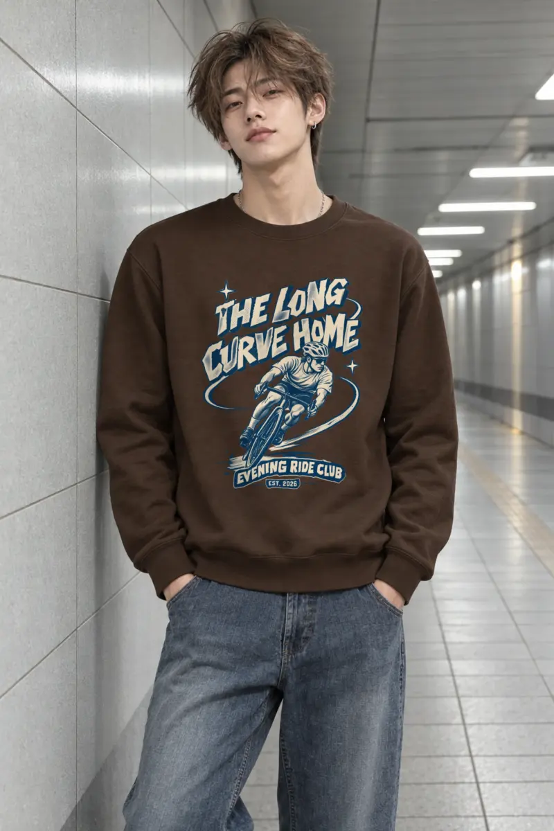 "The Long Curve Home" Heavy Blend Unisex Crewneck Sweatshirt