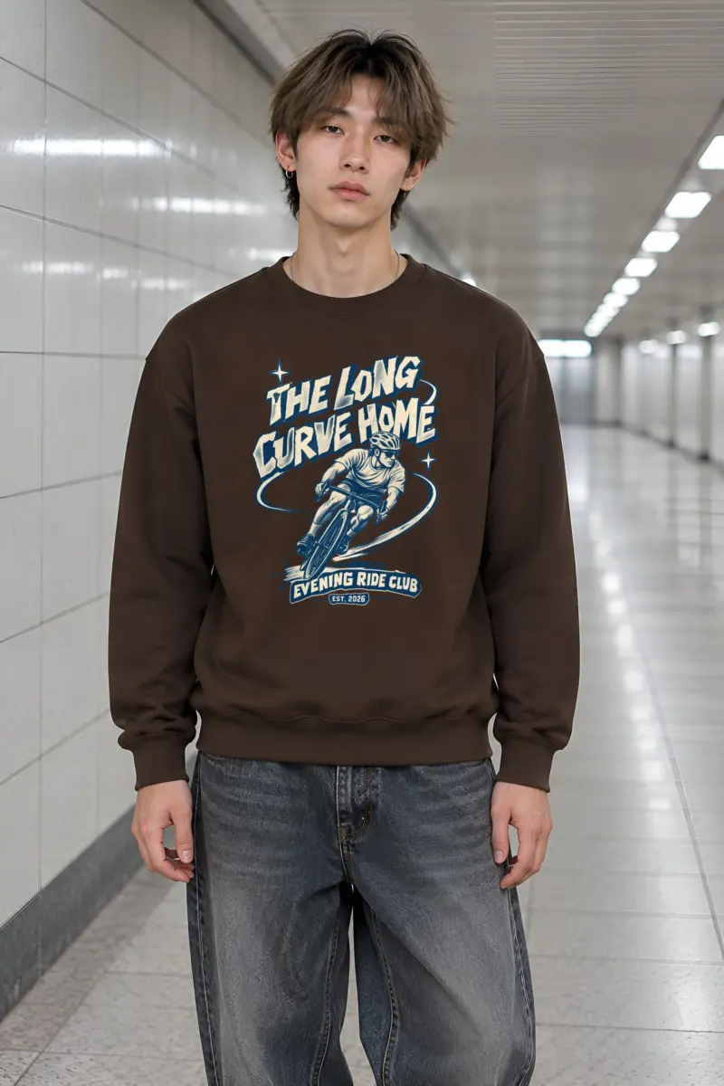 "The Long Curve Home" Heavy Blend Unisex Crewneck Sweatshirt
