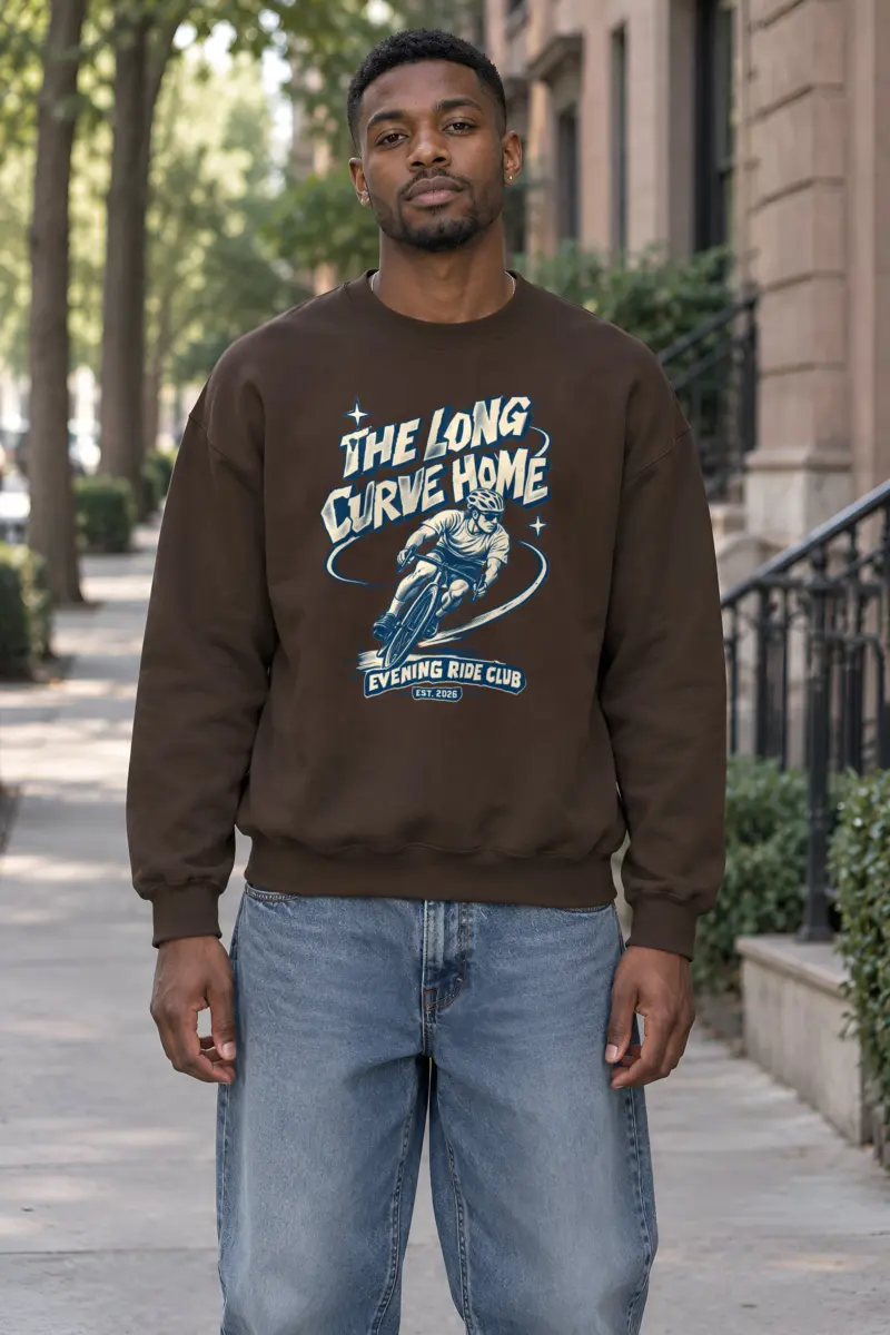 "The Long Curve Home" Heavy Blend Unisex Crewneck Sweatshirt