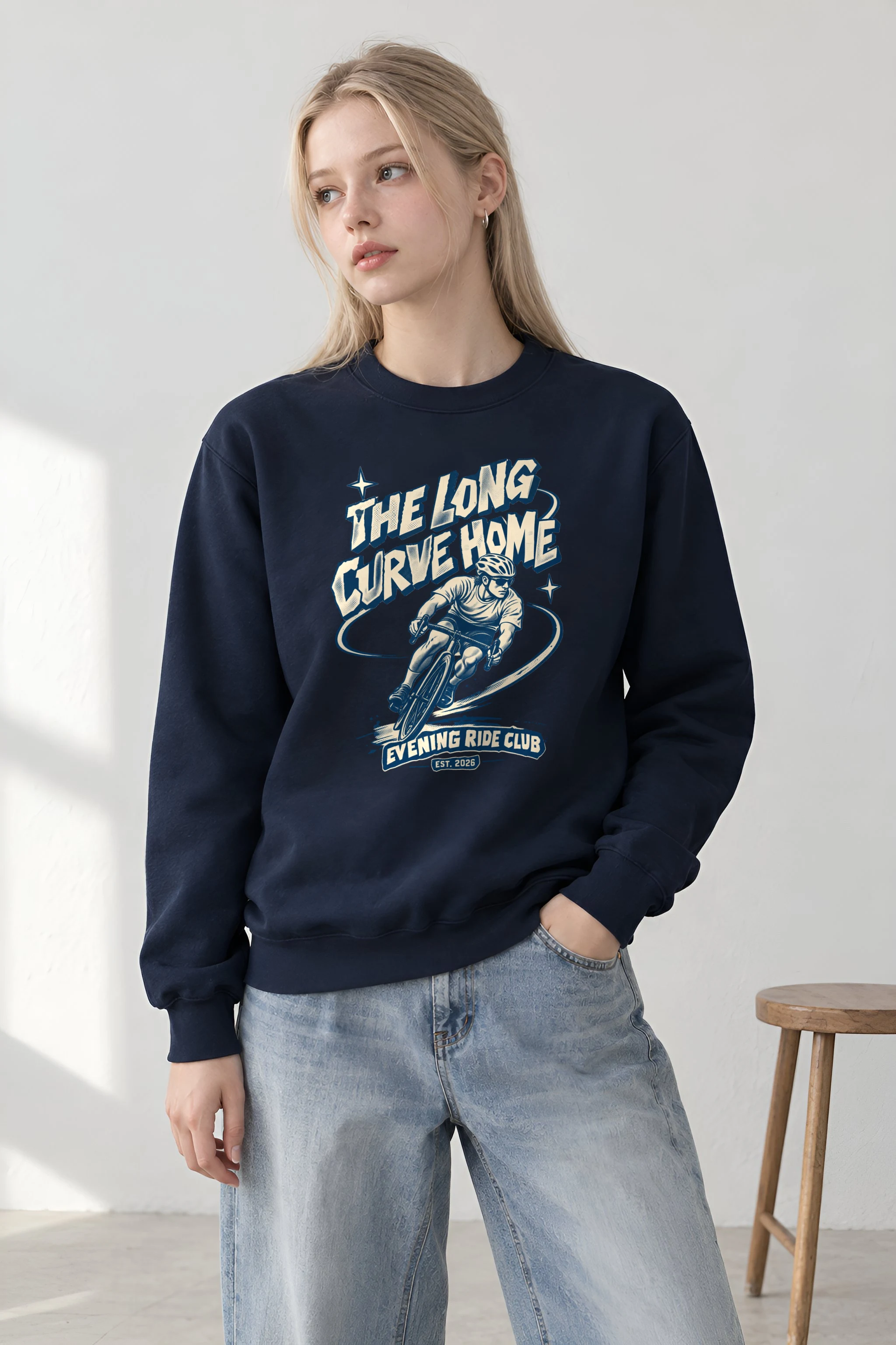 "The Long Curve Home" Heavy Blend Unisex Crewneck Sweatshirt