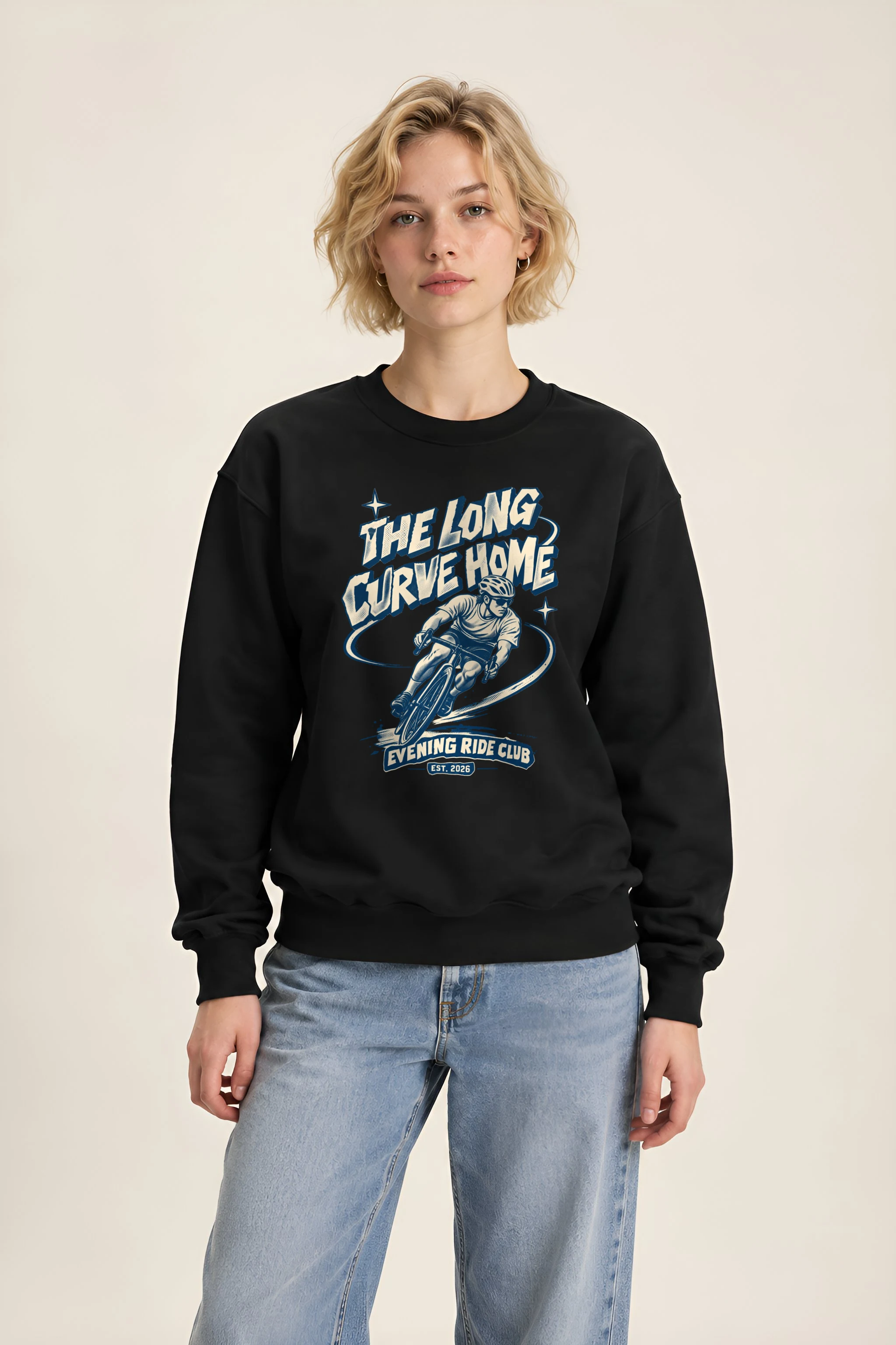 "The Long Curve Home" Heavy Blend Unisex Crewneck Sweatshirt