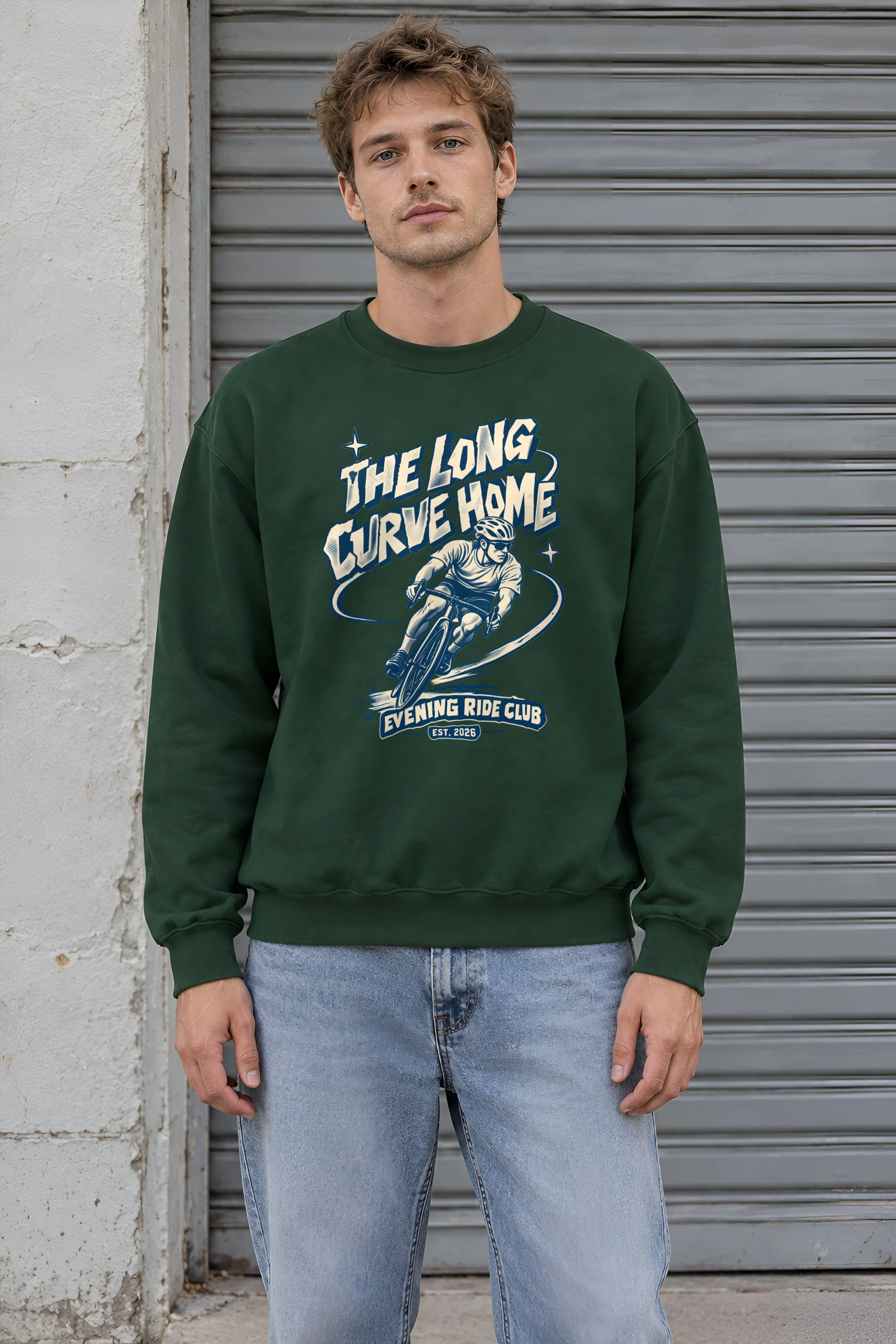 "The Long Curve Home" Heavy Blend Unisex Crewneck Sweatshirt