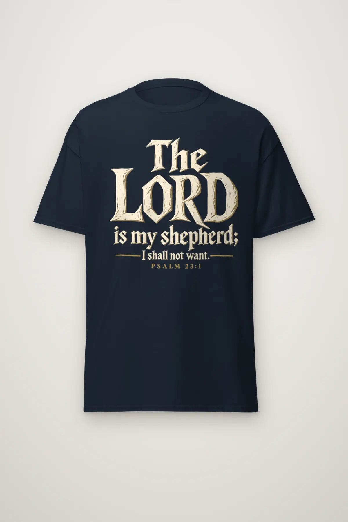 "The Lord is My Shepherd" Heavyweight Unisex Crewneck T-shirt