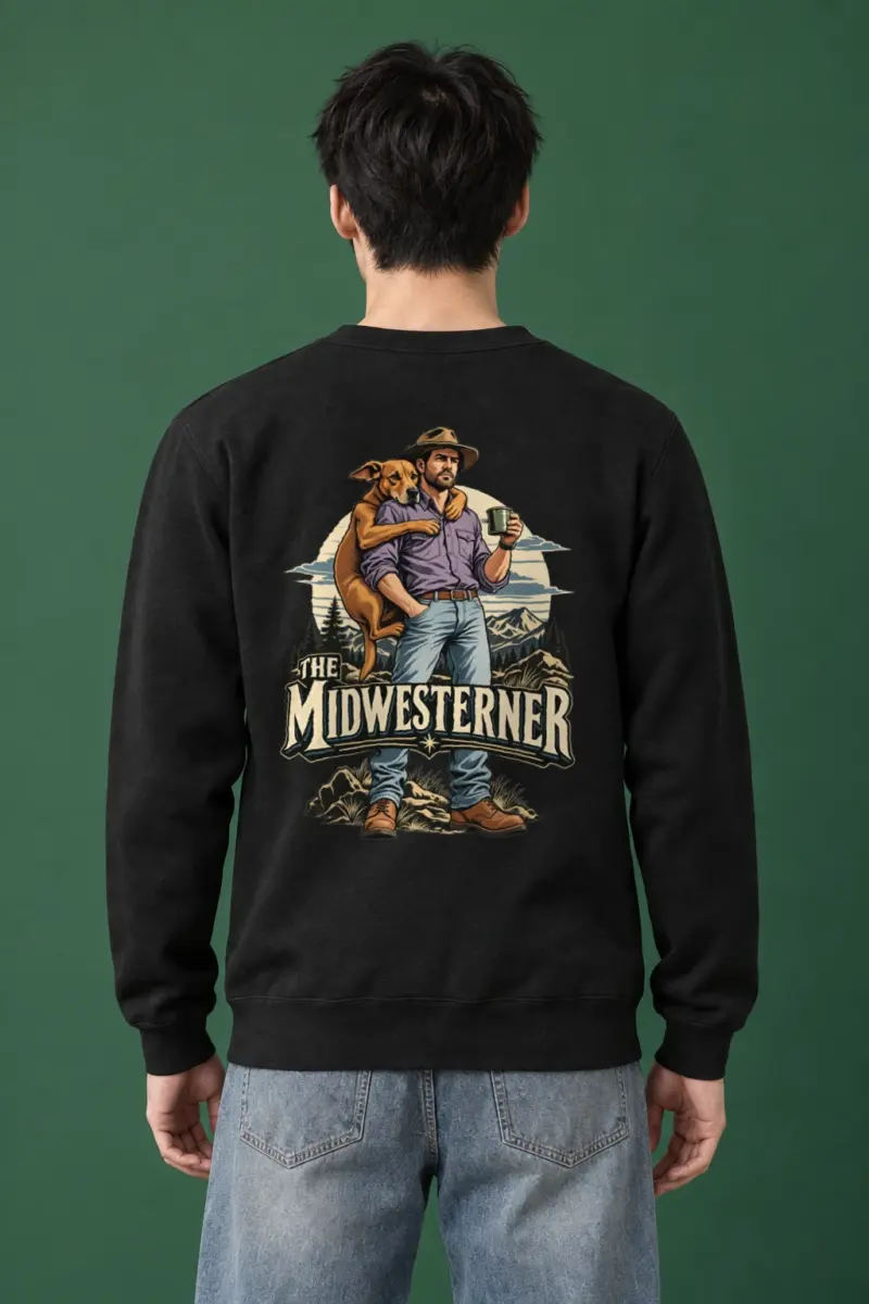 "The Midwesterner" Heavy Blend Unisex Crewneck Sweatshirt