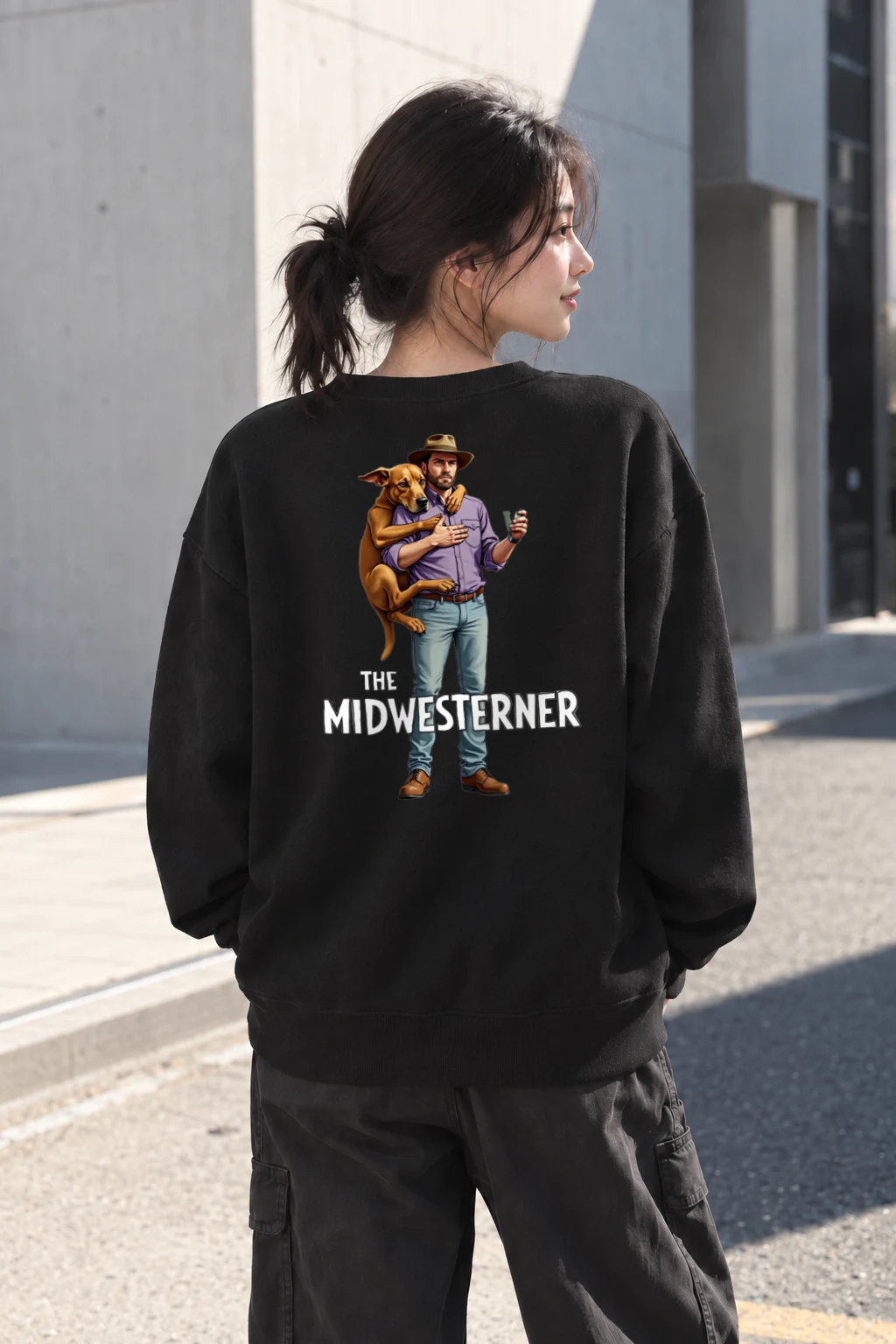 "The Midwesterner" Heavy Blend Unisex Crewneck Sweatshirt | Gildan 18000