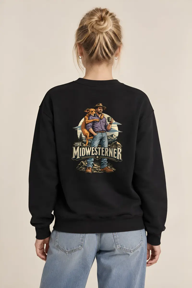 "The Midwesterner" Heavy Blend Unisex Crewneck Sweatshirt