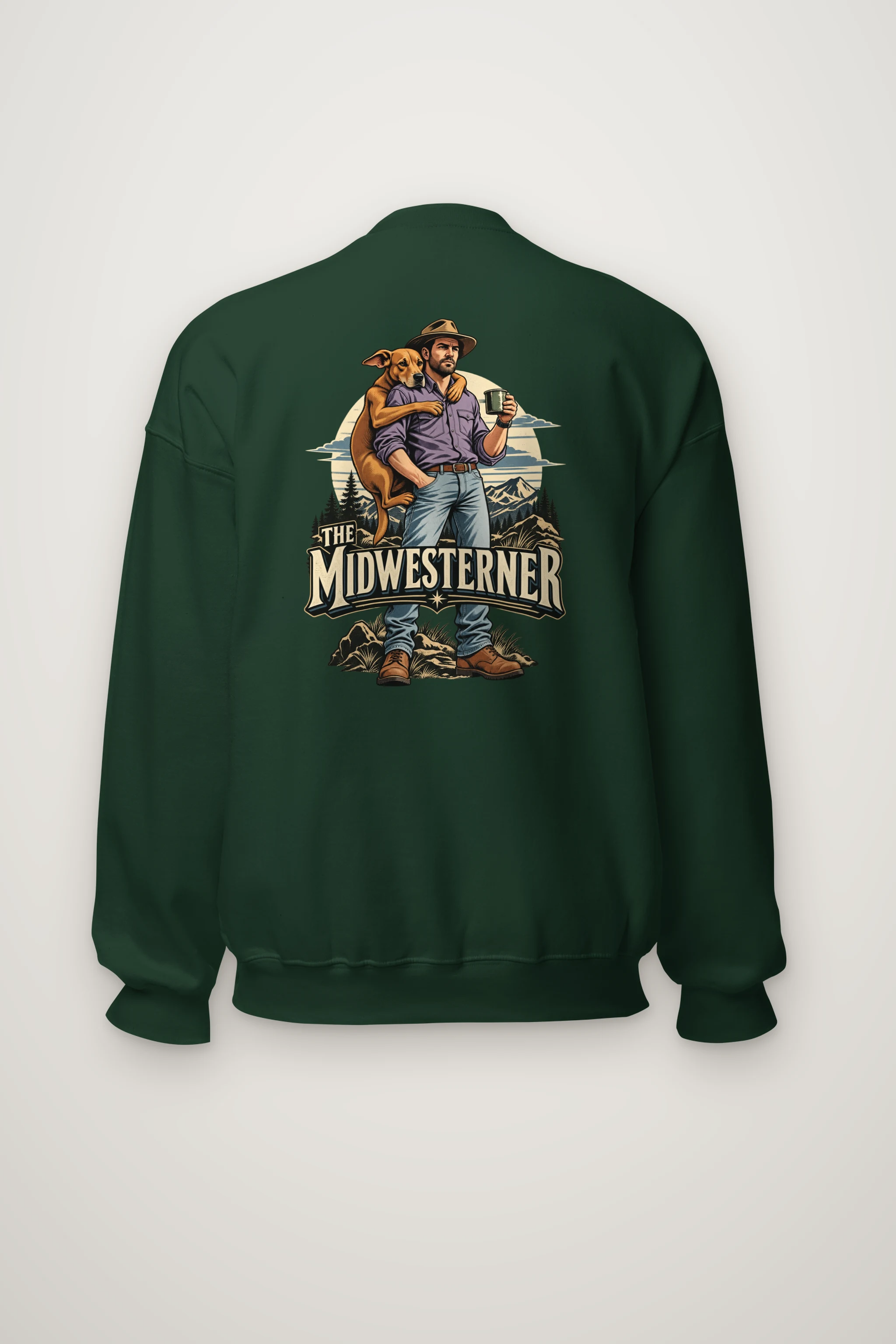 "The Midwesterner" Heavy Blend Unisex Crewneck Sweatshirt