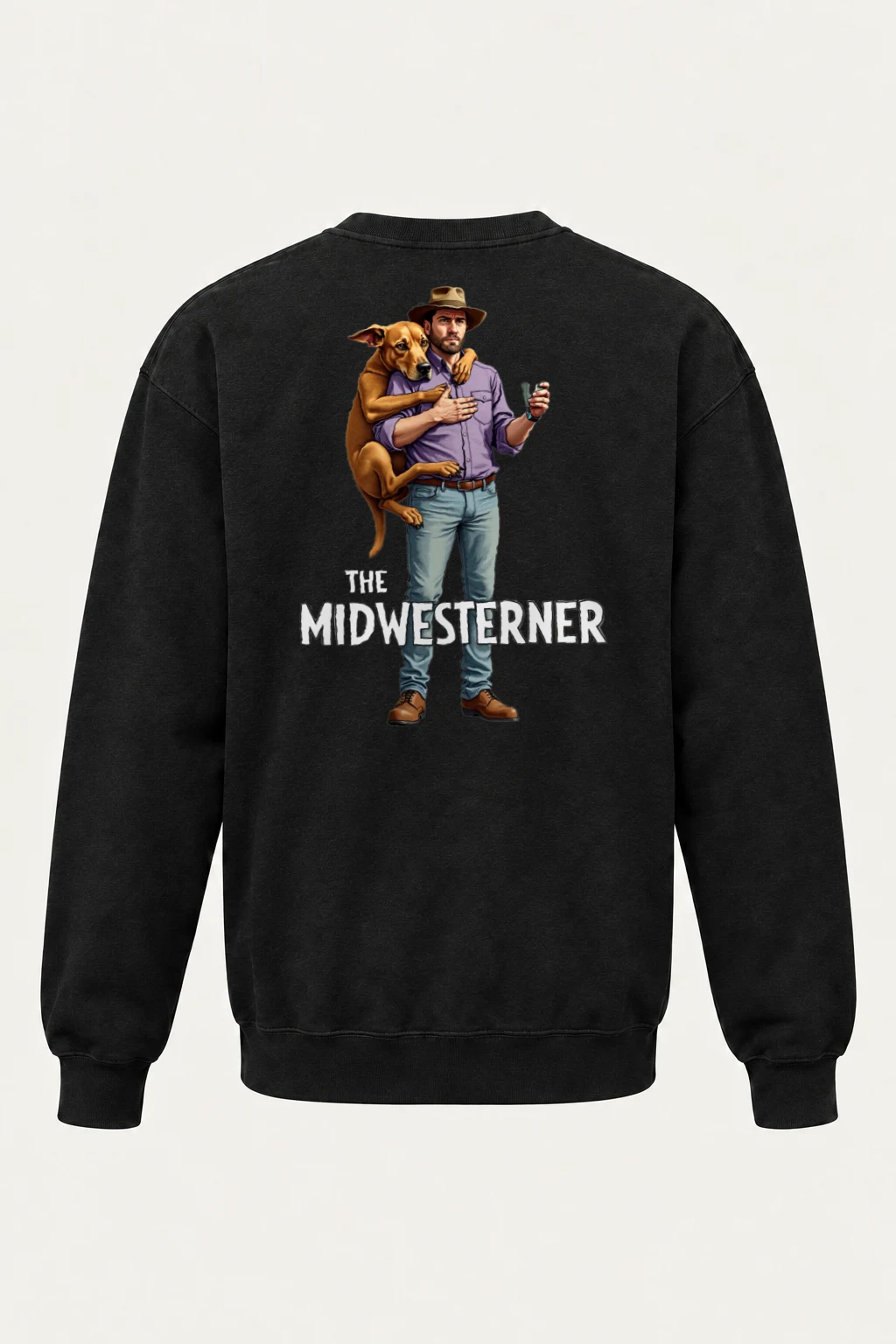 "The Midwesterner" Heavy Blend Unisex Crewneck Sweatshirt | Gildan 18000