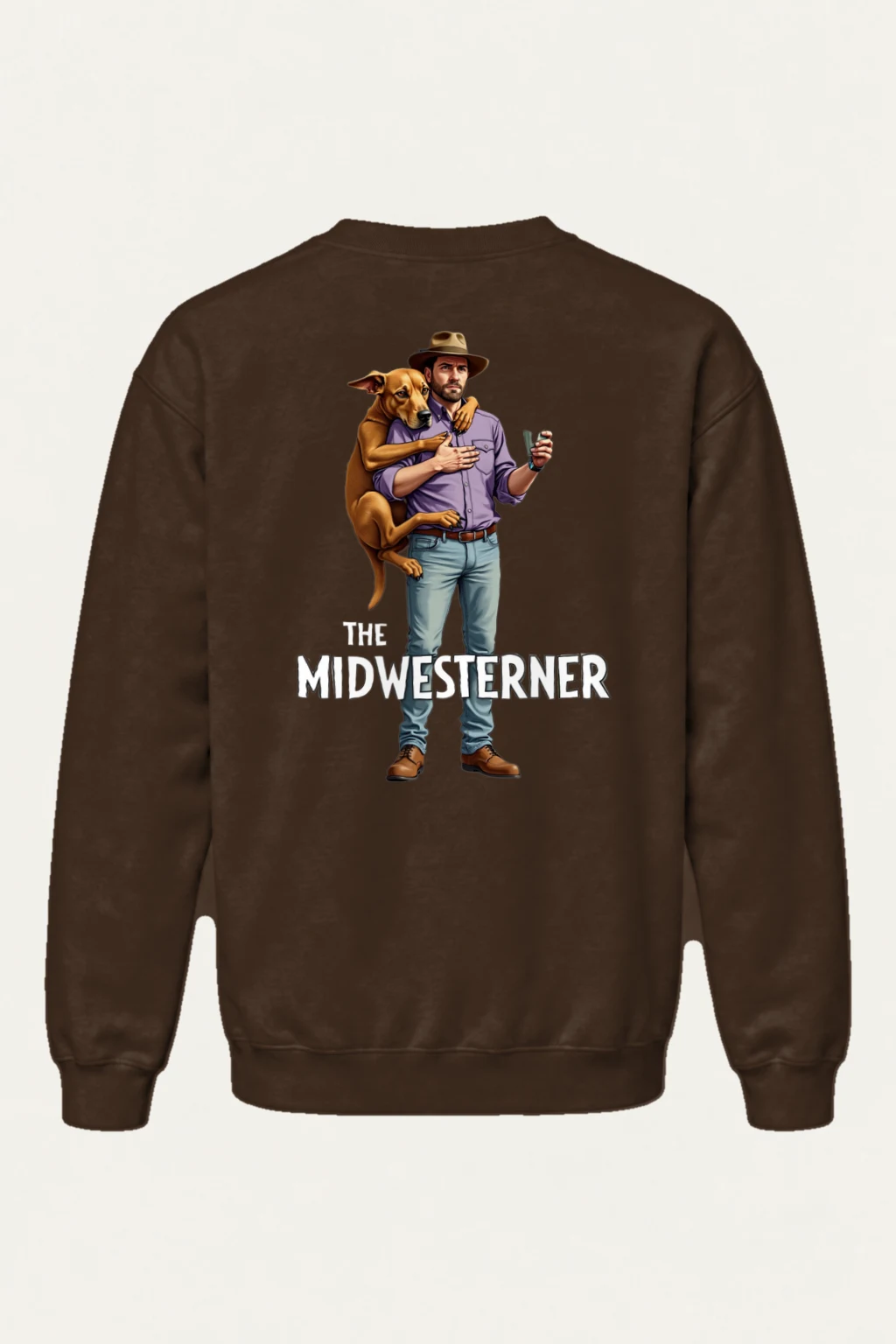 "The Midwesterner" Heavy Blend Unisex Crewneck Sweatshirt | Gildan 18000