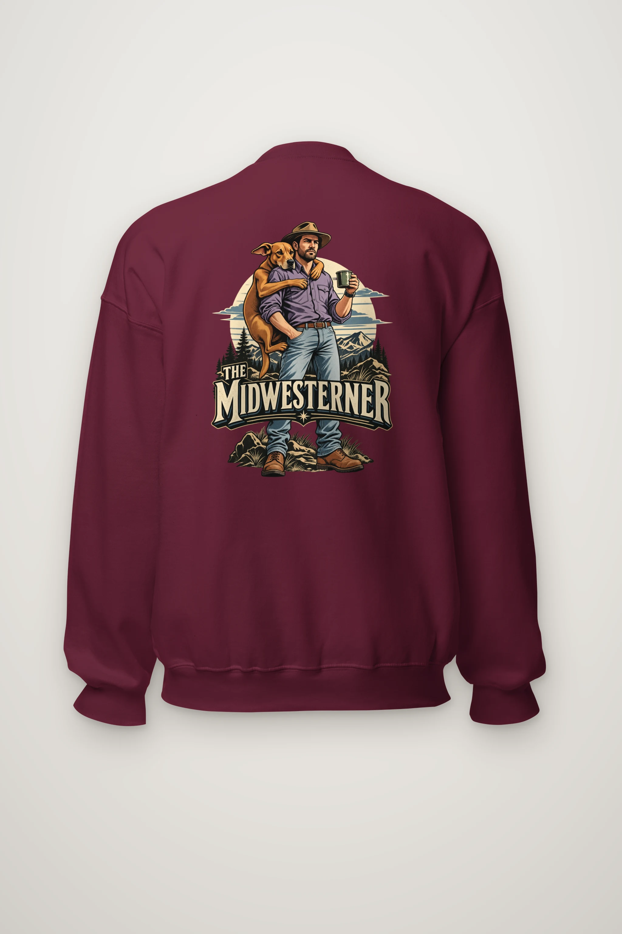 "The Midwesterner" Heavy Blend Unisex Crewneck Sweatshirt