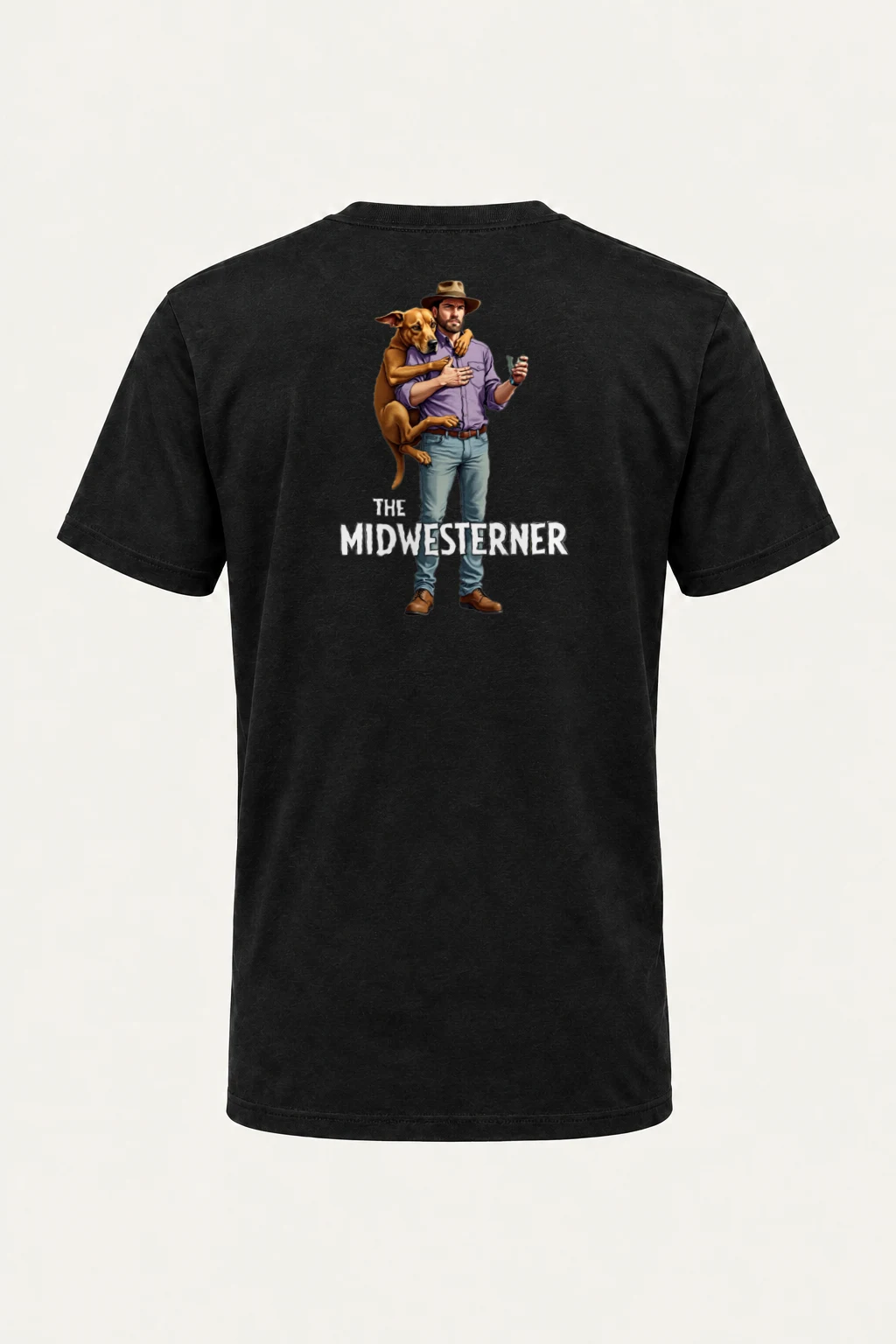 "The Midwesterner" Heavyweight Unisex Crewneck T-shirt | Gildan 5000