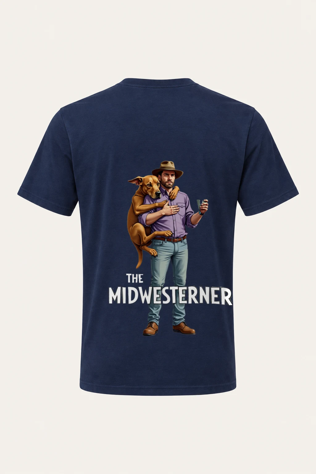 "The Midwesterner" Heavyweight Unisex Crewneck T-shirt | Gildan 5000