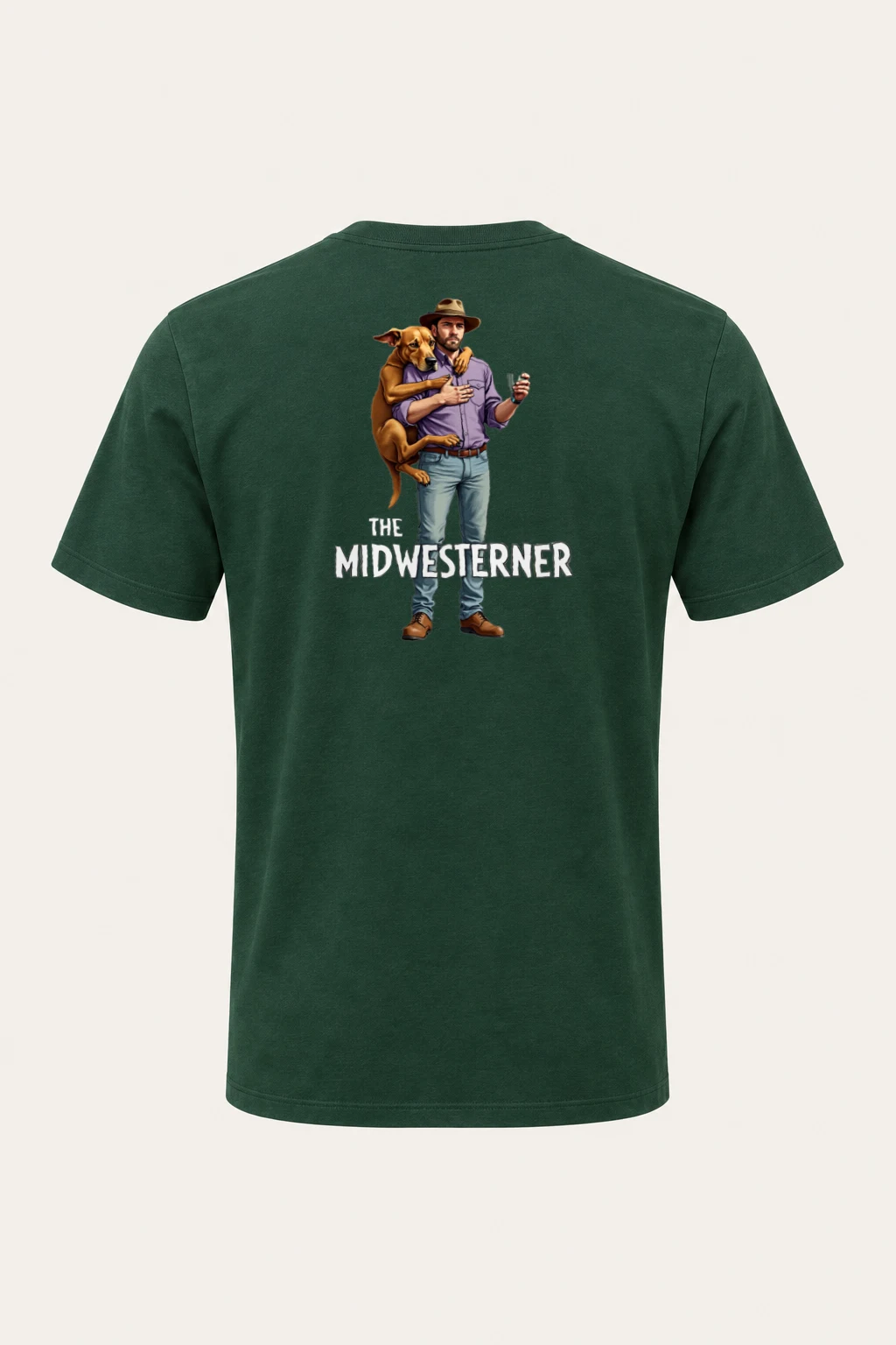 "The Midwesterner" Heavyweight Unisex Crewneck T-shirt | Gildan 5000