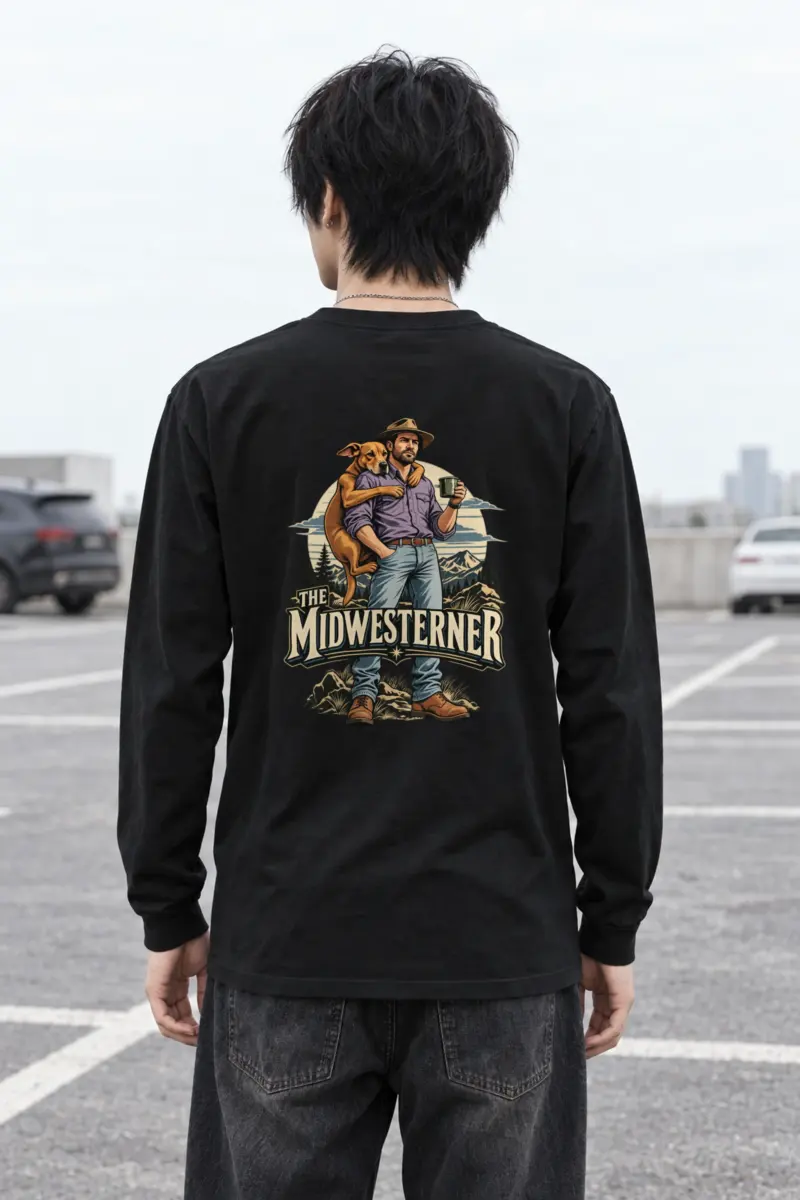 "The Midwesterner" Unisex Longsleeve T-shirt