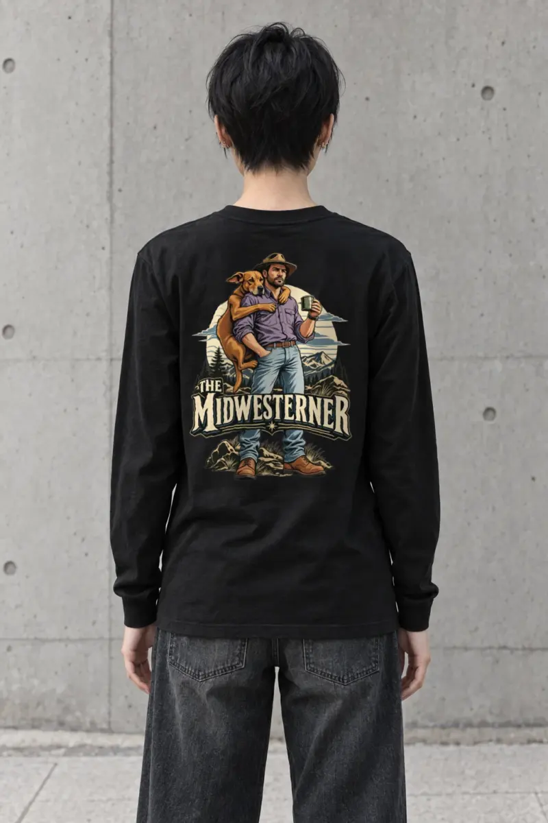 "The Midwesterner" Unisex Longsleeve T-shirt | Gildan 2400