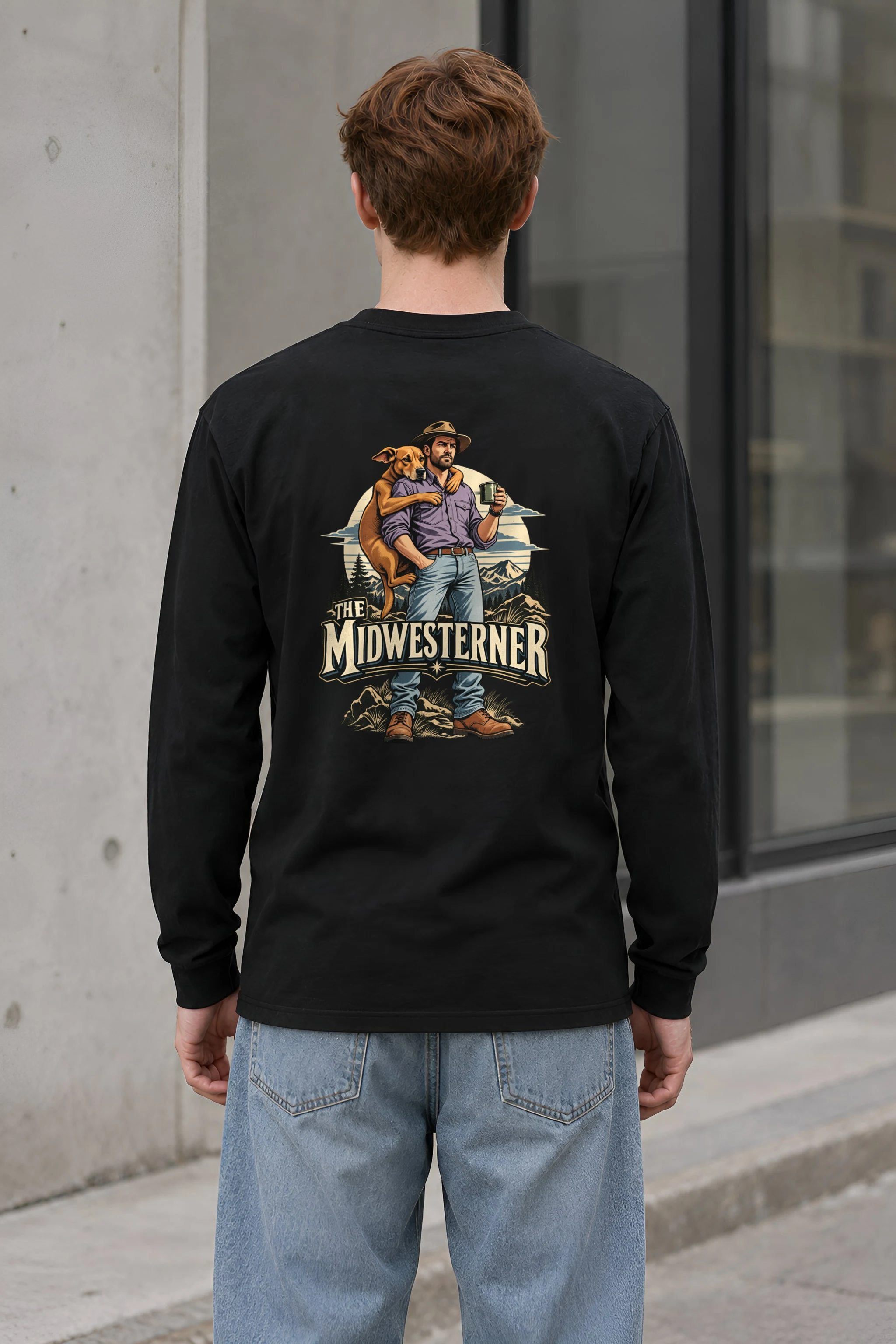 "The Midwesterner" Unisex Longsleeve T-shirt