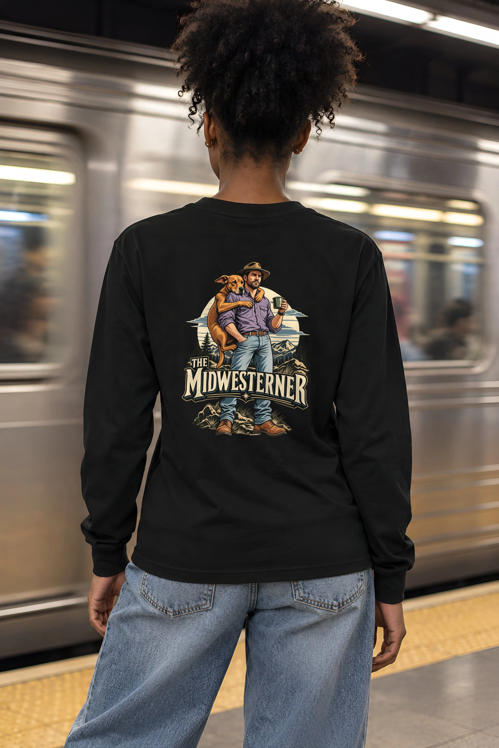 "The Midwesterner" Unisex Longsleeve T-shirt