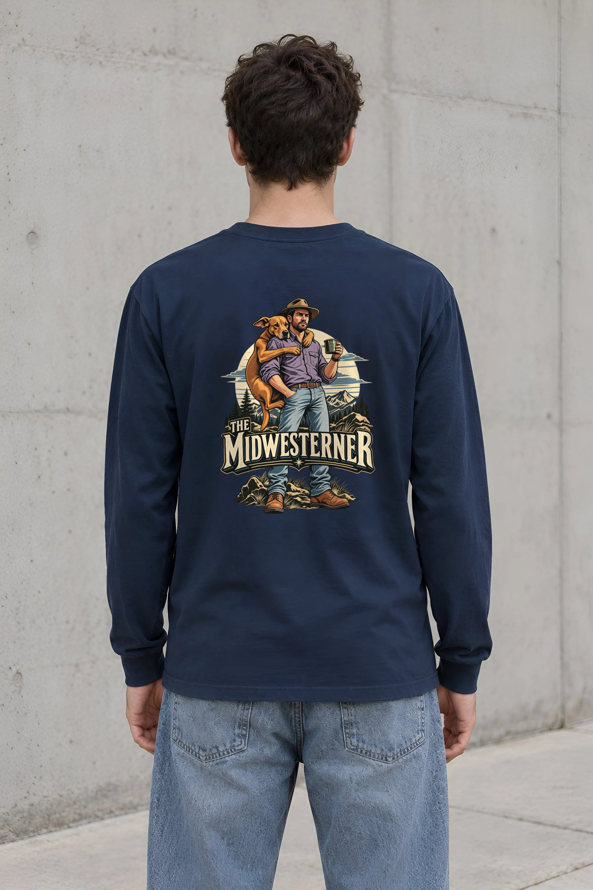 "The Midwesterner" Unisex Longsleeve T-shirt