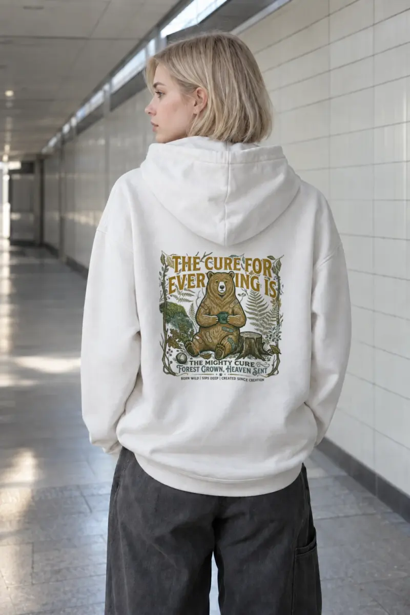 "The Mighty Cure" Heavy Blend Unisex Pullover Hoodie | Gildan 18500