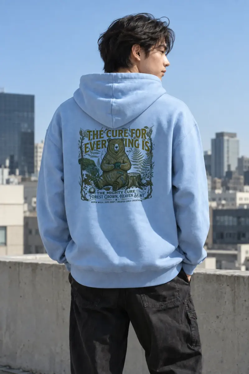 “The Mighty Cure” Heavy Blend Unisex Pullover Hoodie | Gildan 18500