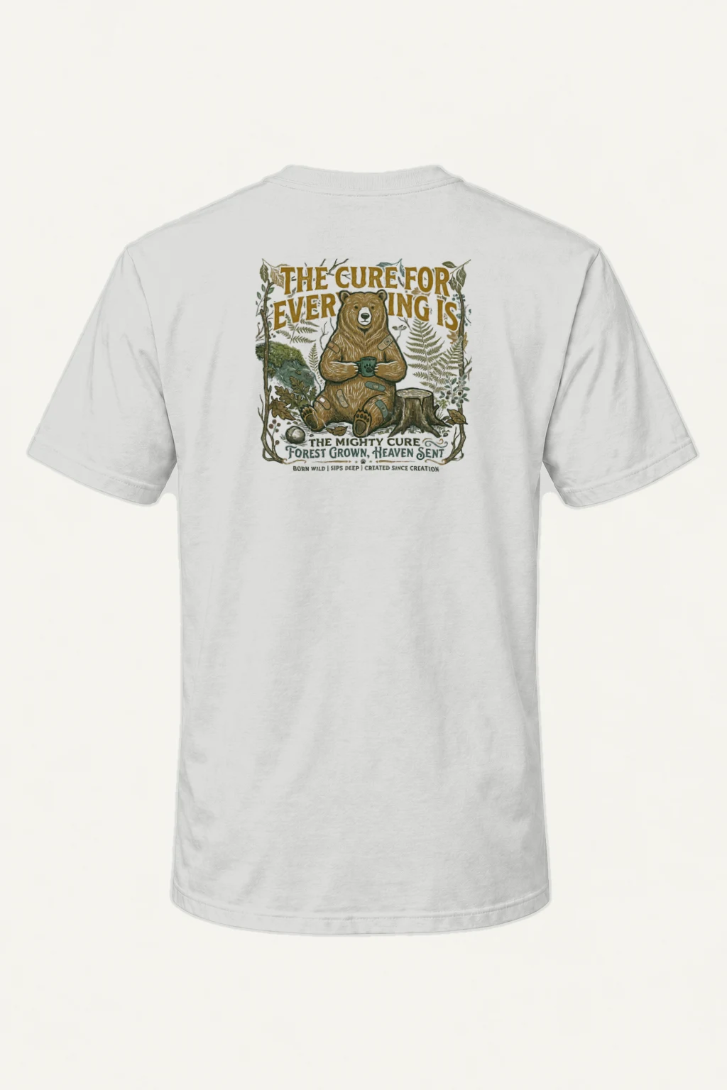 "The Mighty Cure" Heavyweight Unisex Crewneck T-shirt | Gildan 5000