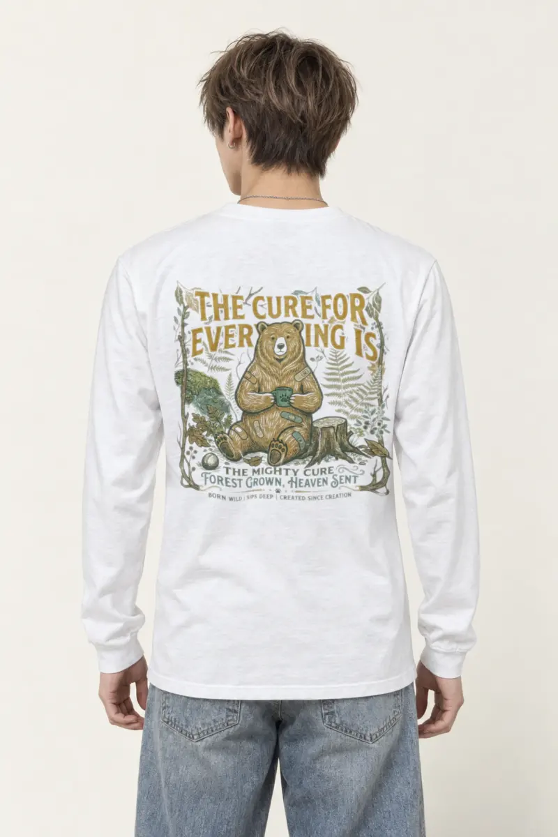 "The Mighty Cure" Unisex Longsleeve T-shirt