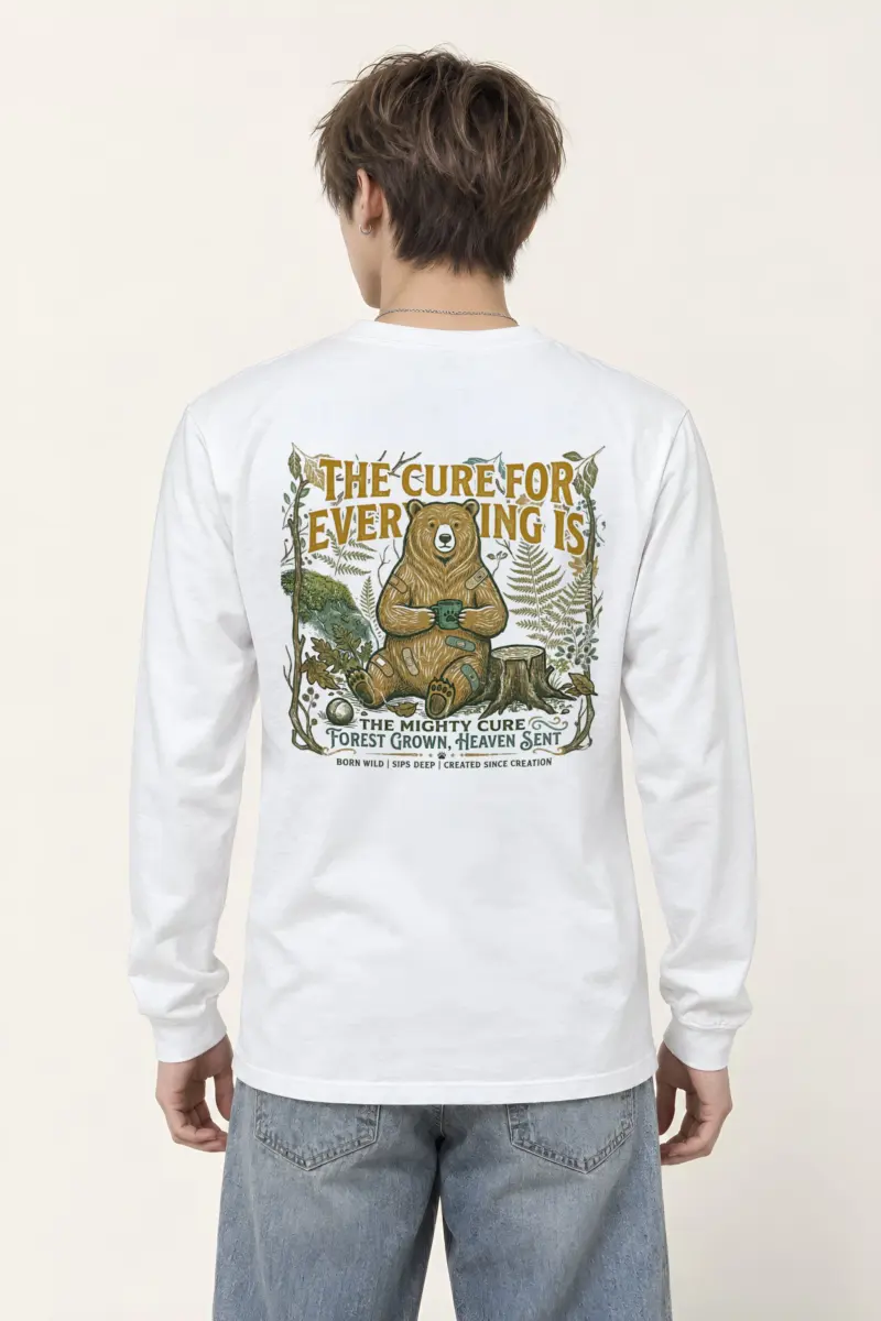 "The Mighty Cure" Unisex Longsleeve T-shirt