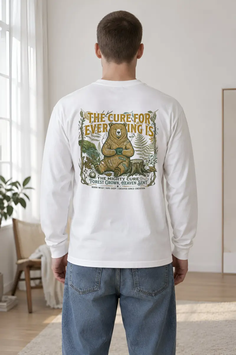 "The Mighty Cure" Unisex Longsleeve T-shirt
