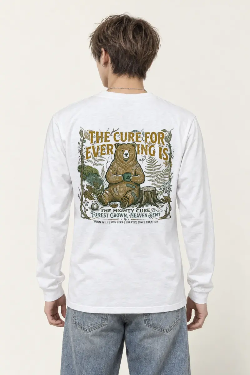 "The Mighty Cure" Unisex Longsleeve T-shirt